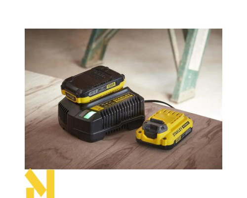 Дриль-шурупокрут акумуляторний безщітковий ударний STANLEY FATMAX SFMCD721D2K