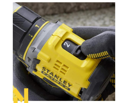 Дриль-шурупокрут акумуляторний безщітковий ударний STANLEY FATMAX SFMCD721D2K