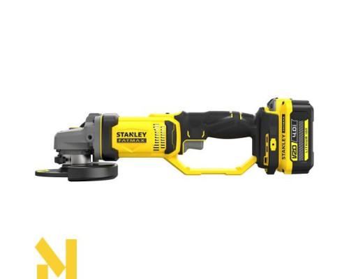 Болгарка (кутова шліфмашина) акумуляторна STANLEY FATMAX SFMCG400M2K