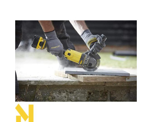 Болгарка (кутова шліфмашина) акумуляторна STANLEY FATMAX SFMCG400M2K