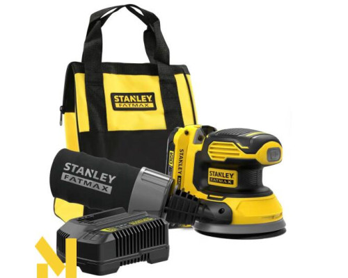 Шліфмашина ексцентрикова акумуляторна STANLEY FATMAX SFMCW220D1S