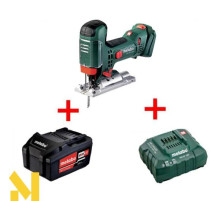 Лобзик акумуляторний Metabo STA 18 LTX 100 + 4.0 Аг