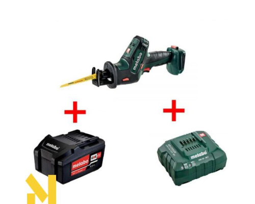 Пила шабельна акумуляторна Metabo SSE 18 LTX Compact Li-Power + 4.0 Аг