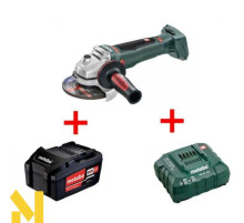 Болгарка (кутова шліфмашина) акумуляторна Metabo WB 18 LTX BL 125 Quick