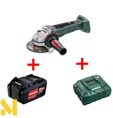 Болгарка (кутова шліфмашина) акумуляторна Metabo WB 18 LTX BL 125 Quick