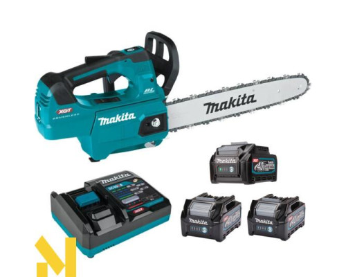 Пила ланцюгова акумуляторна Makita UC004GM101 + 2 акумулятора BL4020