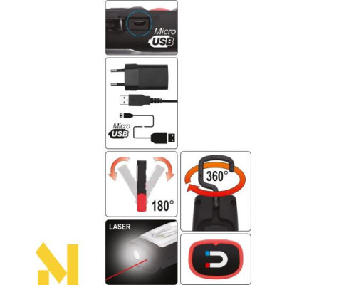 Ліхтар акумуляторний Yato YT-08501