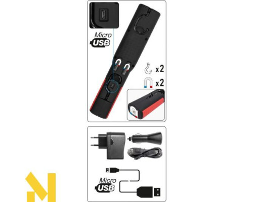 Ліхтар акумуляторний YATO YT-08504