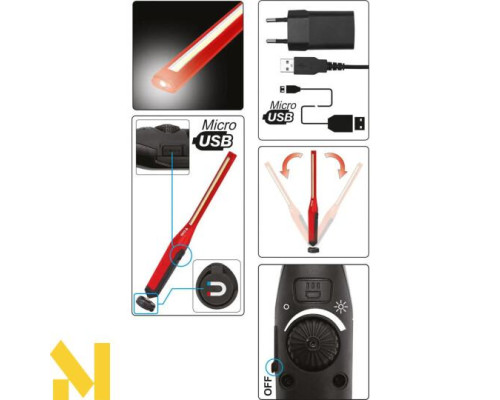 Ліхтар акумуляторний Yato YT-08519