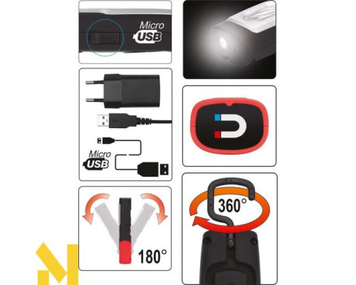 Ліхтар акумуляторний Yato YT-08560