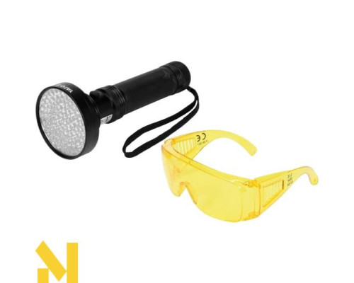 Ліхтар ультрафіолетовий акумуляторний Yato YT-08582 з окулярами