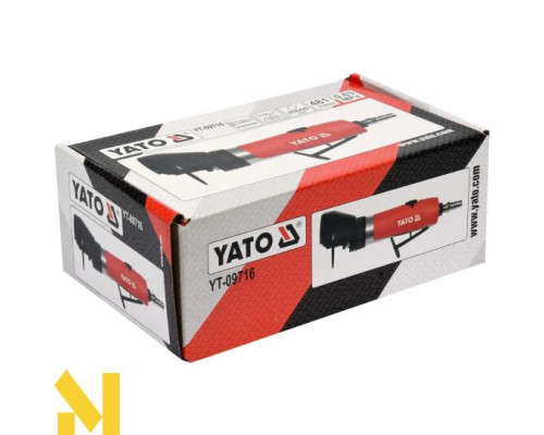 Болгарка (кутова шліфмашина) пневматична Yato YT-09716