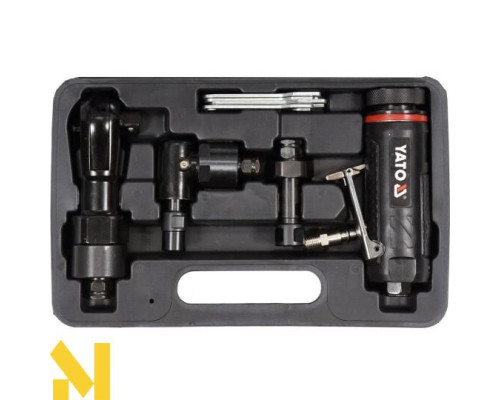 Набір з гайковертом пневматичним 3-в-1 Yato YT-09860