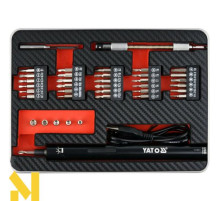 Викрутка акумуляторна Yato YT-27930 з набором біт