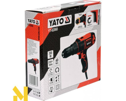 Дриль-шуруповерт мережевий Yato YT-82060