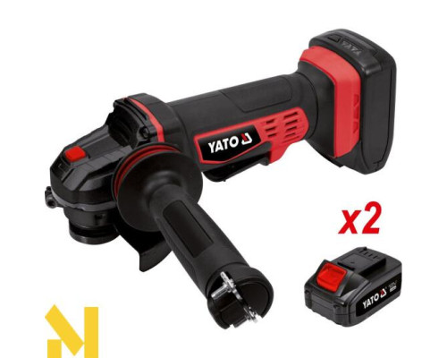 Болгарка (кутова шліфмашина) акумуляторна Yato YT-82828