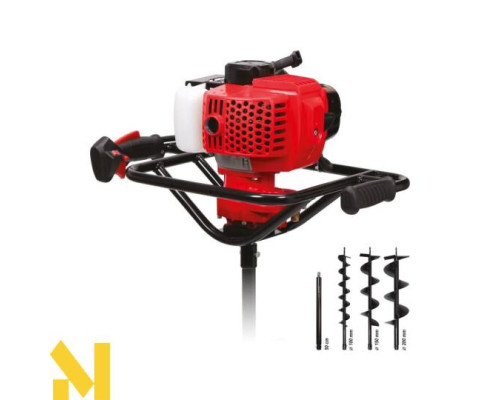 Мотобур YATO YT-84660 + 3 шнеки та подовжувач