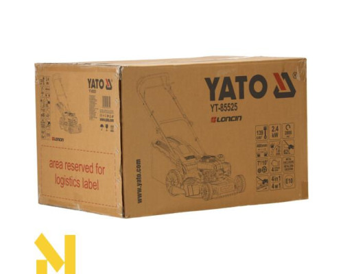 Газонокосарка бензинова Yato YT-85525