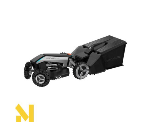 Газонокосарка-робот EcoFlow Blade з комплектом для підмітання газону (ZMH100-B-EU-V20/ZMH100LY-B)