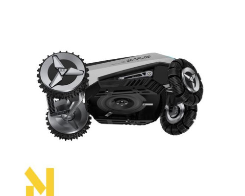 Газонокосарка-робот EcoFlow Blade з комплектом для підмітання газону (ZMH100-B-EU-V20/ZMH100LY-B)