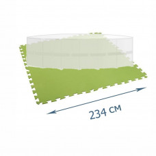 Мат-підкладка для басейну Bestway 58636, 234 х 234 см, набір 9 шт (78 х 78 см), товщина 0,4 см, зелений
