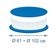 Тент - чохол та підстилка для дитячих басейнів InPool 33001. Підходить до басейнів Ø 61, Ø 86 см (фактичний Ø100 см)