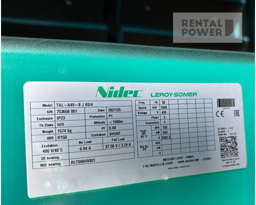 Генератор дизельний Full FC 750 (538 кВт)