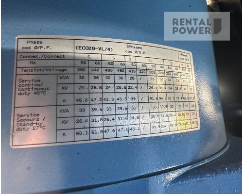 Генератор дизельний SDMO T33K (24кВт)