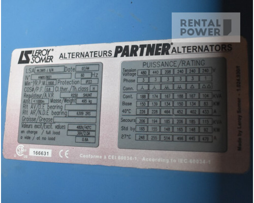 Генератор дизельный SDMO J165 (120кВт) вживаний