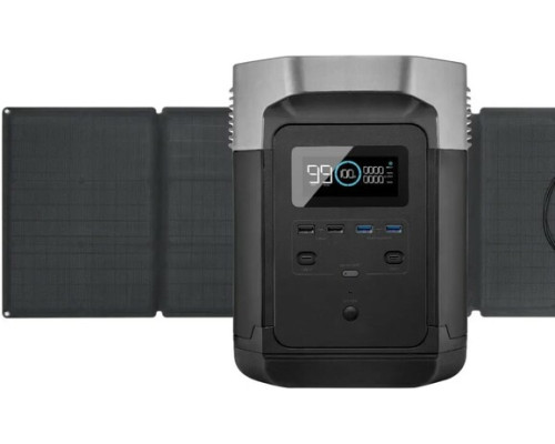 Набір EcoFlow Delta (1260 Вт·год / 1800 Вт) + one 110W Solar Panel Bundle