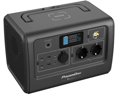 Зарядна станція Bluetti PowerOak EB70 (716 Вт·год / 1000 Вт)