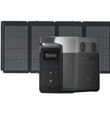 Набір EcoFlow Delta Max 1600 (1612 Вт·год / 2000 Вт) + two 220W Solar Panel