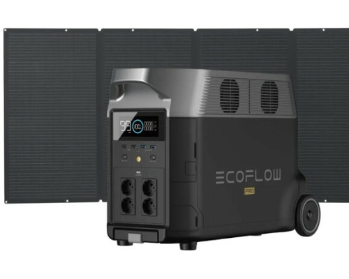 Набір EcoFlow Delta Pro (3600 Вт·год / 3600 Вт) + 400W Solar Panel