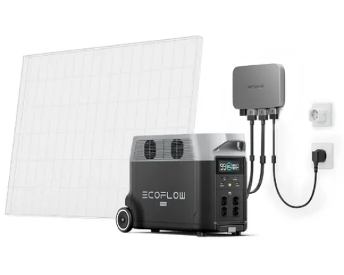 Комплект енергонезалежності EcoFlow PowerStream - мікроінвертор 800W + зарядна станція Delta Pro (3600 Вт·ч / 3600 Вт)