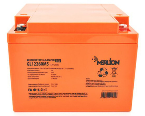 Акумуляторна батарея Merlion GEL GL12260M5 (10571)