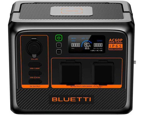 Портативна зарядна станція BLUETTI AC60P 600W