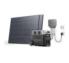 Комплект EcoFlow Delta Pro (3600 Вт·год/3600 Вт) + PowerStream 800W + сонячні панелі 2х400