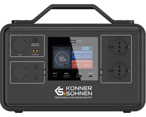 Портативна мобільна електростанція Konner&Sohnen KS 1200PS