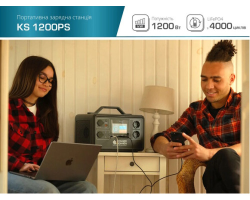 Портативна мобільна електростанція Konner&Sohnen KS 1200PS