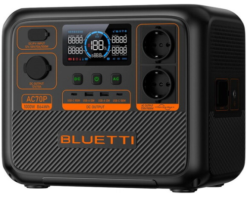 Зарядна станція Bluetti AC70P 864 Вт/год 1000 Вт