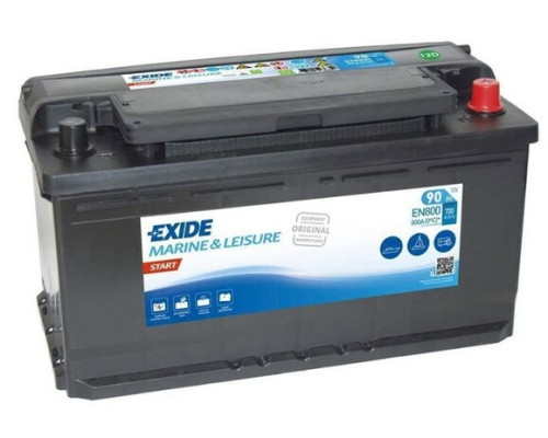 Акумулятор EXIDE EN800, 90Ah 720A, для водного транспорту