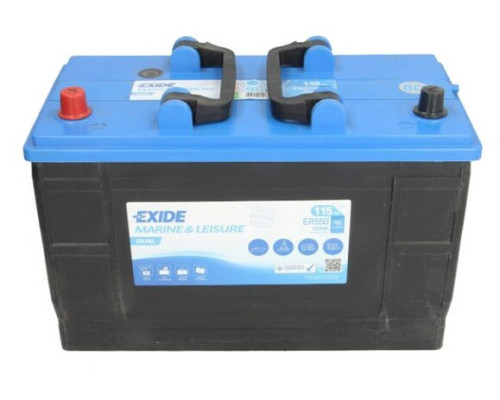 Акумулятор EXIDE ER550 (Dual/для водного транспорту), 115Ah/760A