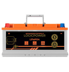 Автомобільний акумулятор Logicpower LiFePO4 BMS 1200 А, 12.8В, 100 Аг (24768)