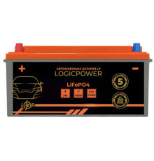 Автомобільний акумулятор Logicpower LiFePO4 BMS 1200 А, 25.6В, 100 Аг (24772)