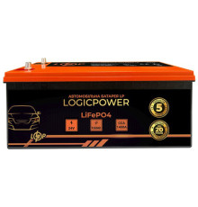 Автомобільний акумулятор Logicpower LiFePO4 BMS 1400 А, 25.6В, 160 Аг (24773)