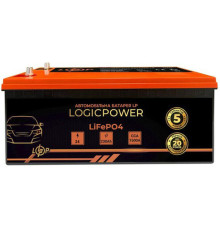 Автомобільний акумулятор Logicpower LiFePO4 BMS 1500 A, 25.6В, 230 Аг (24774)