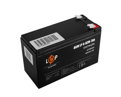 Тяговий акумулятор Logicpower 6-DZM 12В, 7 Аг (16152)