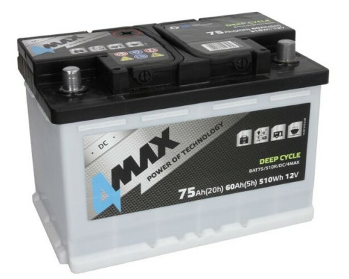 Тяговий акумулятор 4MAX BAT75/510R/DC