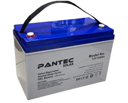 Акумулятор Pantec Solar 12В, 100 Аг (PTG100-12)