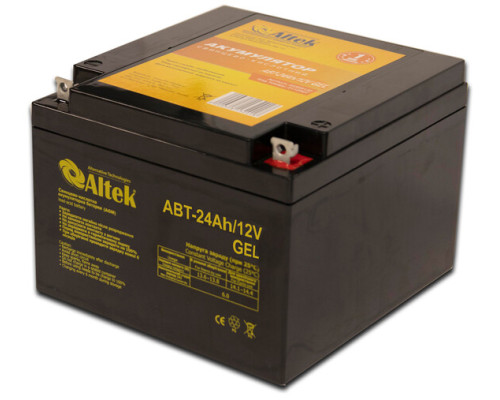 Акумулятор ALTEK ABT 24 Аг, 12В GEL (2114218)
